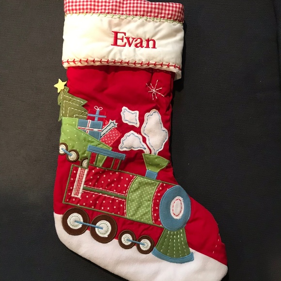 Pottery Barn Kids Other - Pottery Barn Stocking - Personalized with "Evan"